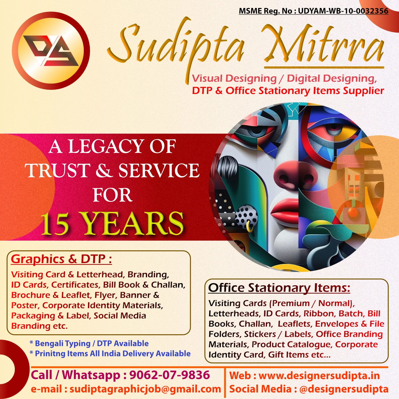 Sudipta Mitra Graphic Design Work