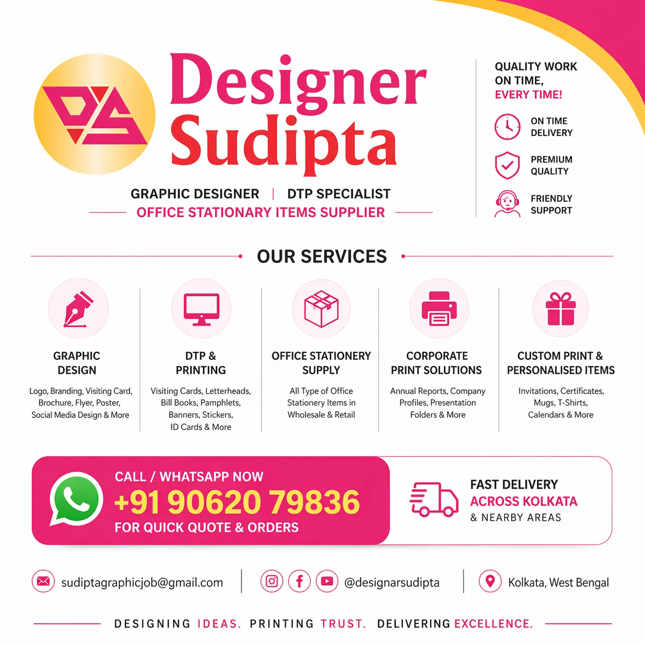 Sudipta Mitra Graphic Design Work